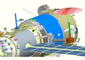  A variant of the arrangement of KLPVE experimental equipment by cosmon...